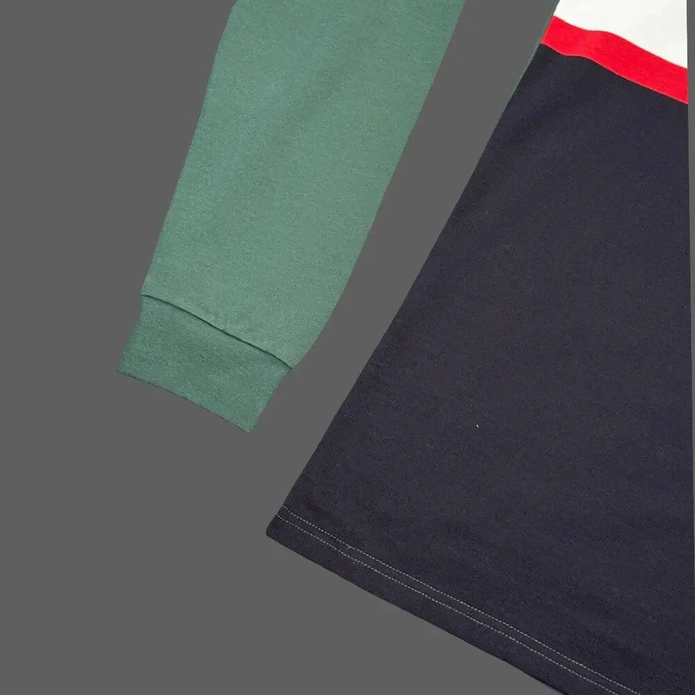 Quiksilver Mercury Rugby Polo Forest Green Large NWT